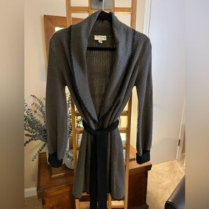 Alice Temperley grey knit cardigan sweater - size sm